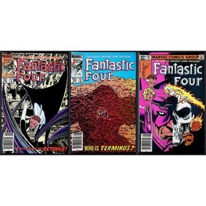 Marvel Comic Lot Fantastic Four‎ #257 #267 #269 Vintage Copper Age Newsstand